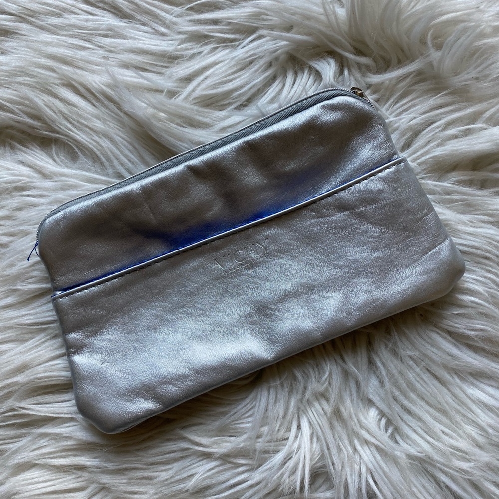 VICHY small silver accessory pouch